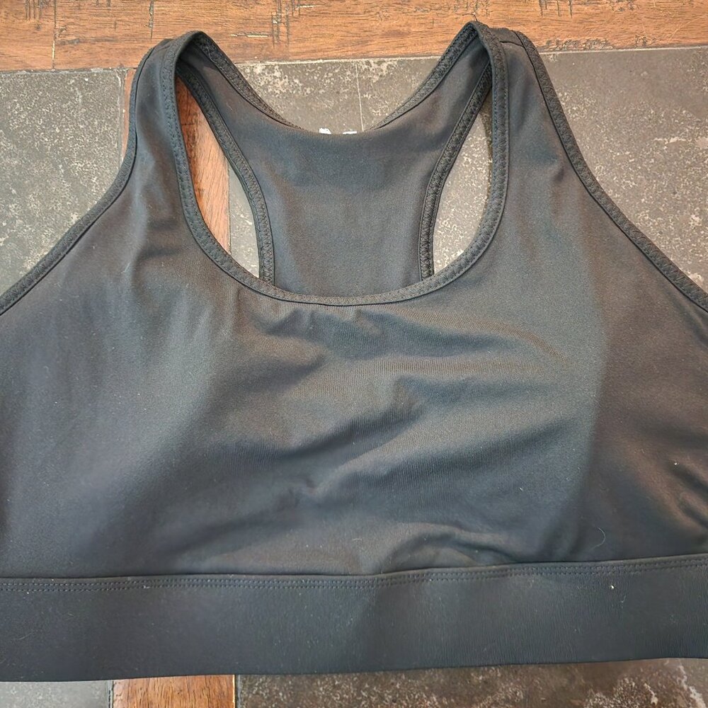 Fabletics Black Sports Bra - Size 2X